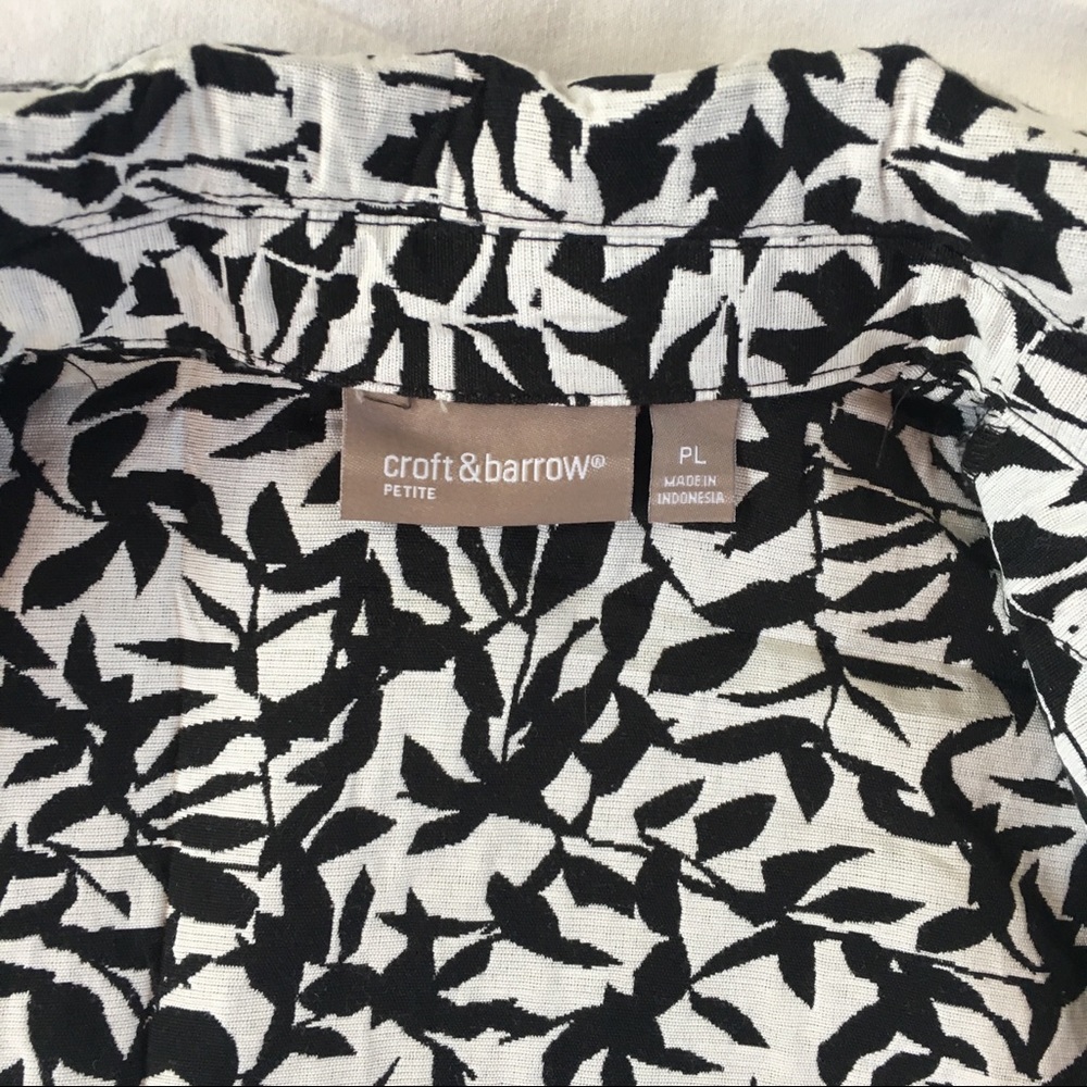 Croft & Barrow petite large top blazer jacket NWT - Picture 5 of 8
